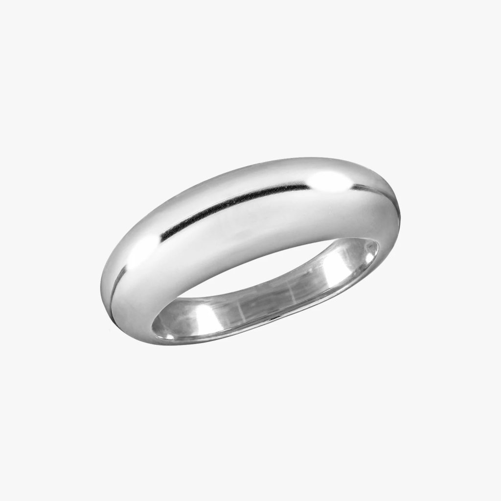 DOME SILVER, 57mm prstýnek