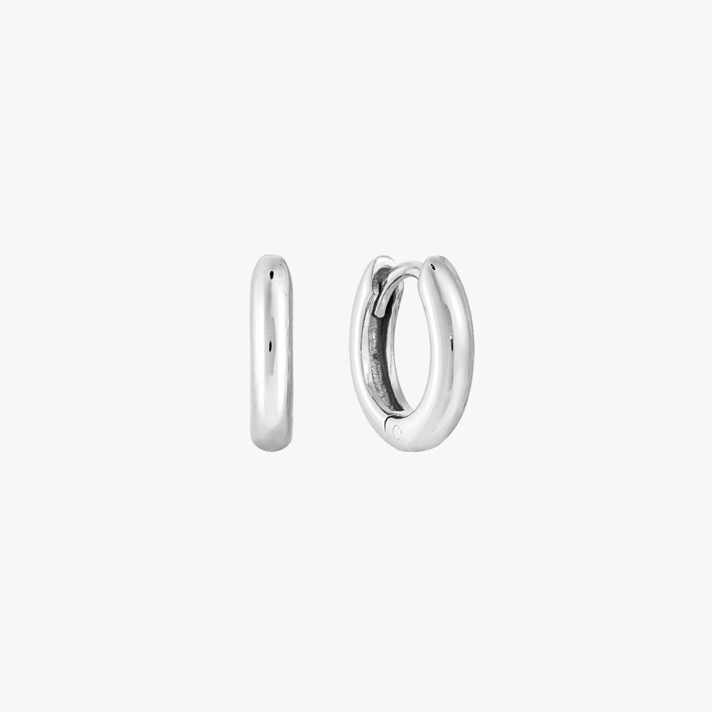 MINIMAL HOOP SILVER NÁUŠNICE - 1