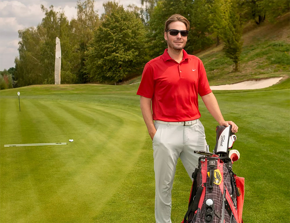 Golfový trenér David Stárek