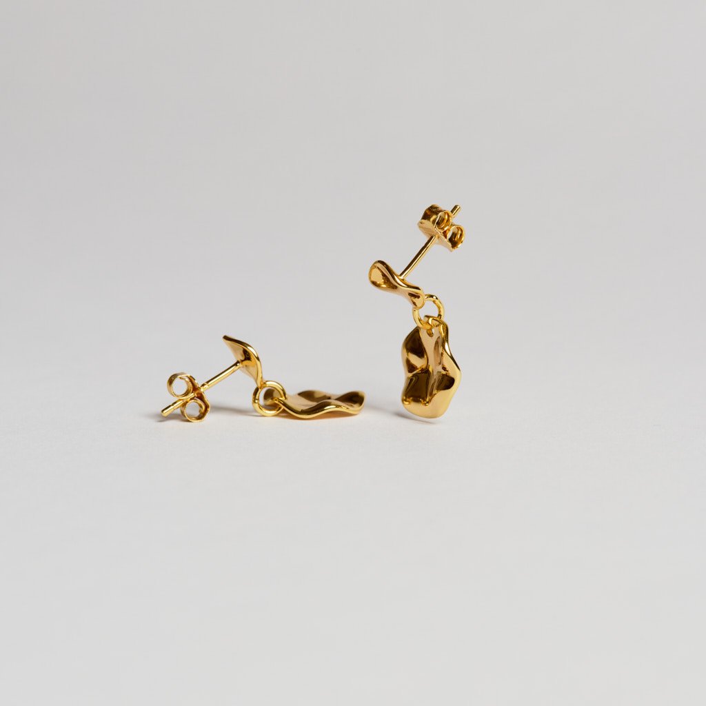 ASYMETRIC GOLD NÁUŠNICE